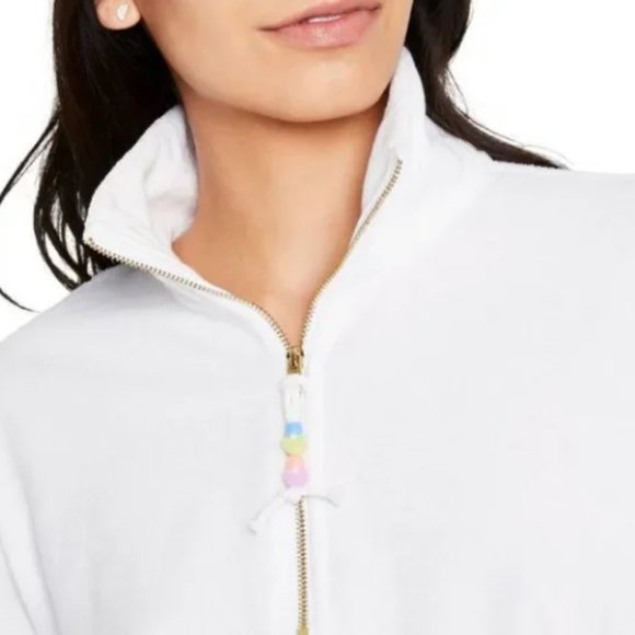 Stoney Clover Lane x Target White Cropped Sweatshirt Medium - Picture 2 of 3